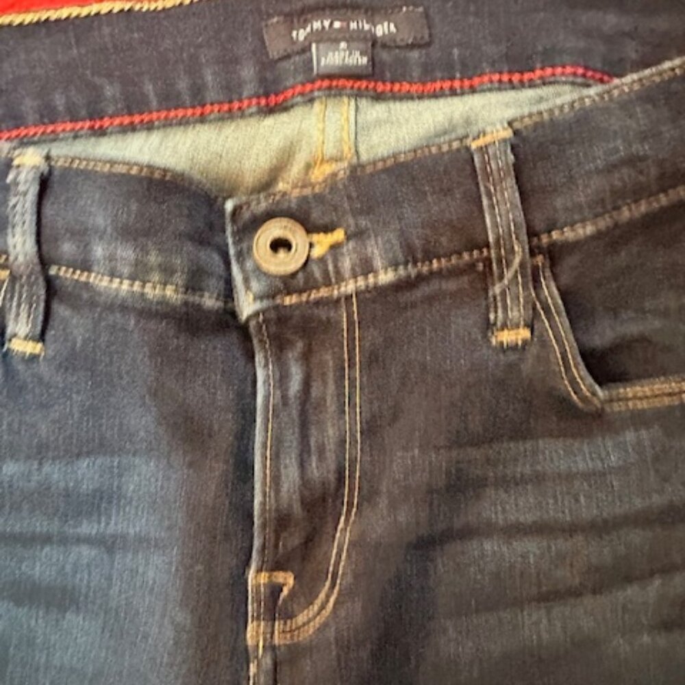 Tommy Hilfiger Medium Wash Skinny Fit Jean - Sz 6 - Picture 8 of 13